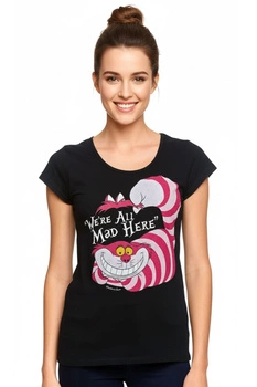 Koszulka damska kot Cheshire  Alicja z Krainy Czarów