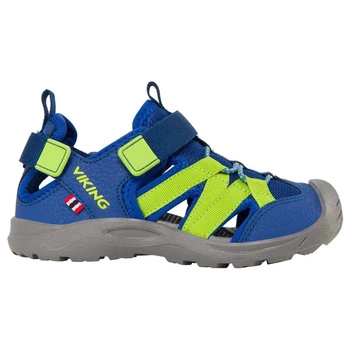 Sandały dziecięce Viking Adventure zabudowane na rzepy niebieskie