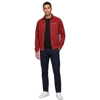 Bluza męska Tommy Hilfiger Sport zasuwana bordowa sportowa