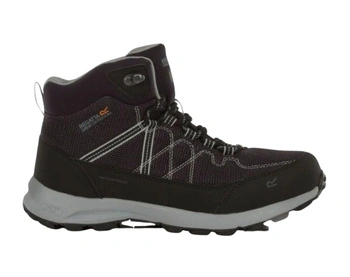 Buty damskie Regatta Samaris Lite trekkingowe wodoodporne czarno fioletowe