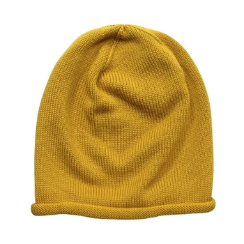 Czapka damska Eagle Products Mona wełniana beanie musztardowa