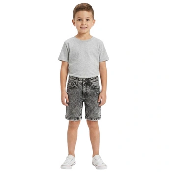 Spodenki krótkie chłopięce ZARA jeansowe szare r. 116