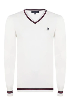 Sweter męski Giorgio di Mare Spring bawełniany ecru