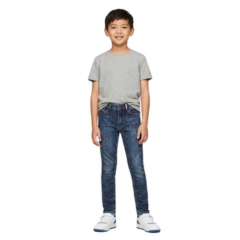 Spodnie chłopięce Tommy Hilfiger jeansy proste denim r. 128