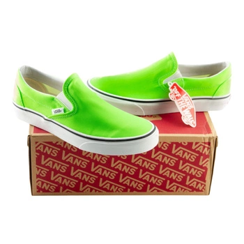 Buty unisex Vans Classic Slip-On wsuwane trampki zielone
