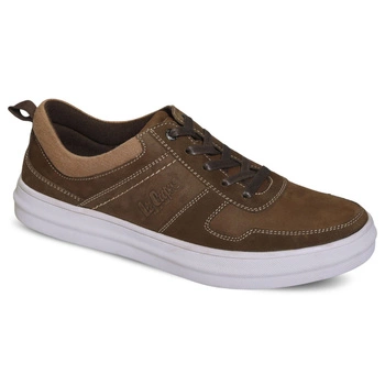 Buty męskie Lee Cooper trampki brązowe skóra r. 41