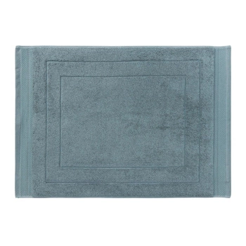 Dywanik łazienkowy Westwing Premium niebieski mata bawełniany