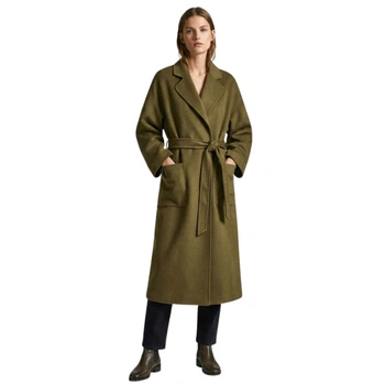 Płaszcz damska Mango Cucuti przejściowy długi wełniany