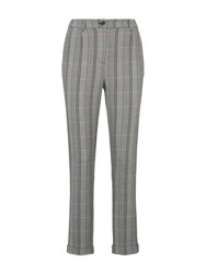 Spodnie damskie Tom Tailor Lea Slim eleganckie w kratkę