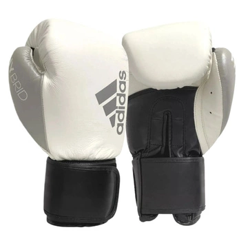 Rękawice Adidas Hybrid 200 bokserskie skórzane białe
