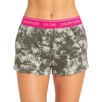 Spodenki damskie Calvin Klein bawełniane szorty khaki r. XS