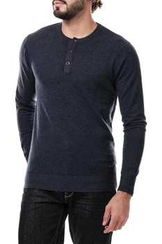 Sweter męski Hope N Life Kuro klasyczny granatowy r. S