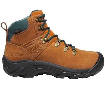 Buty trekkingowe damskie Keen Pyrenees wysokie skórzane brązowe