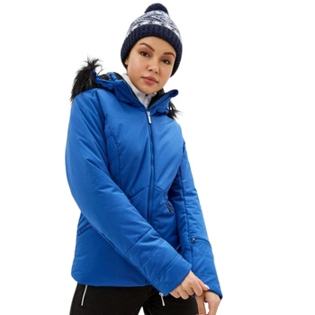 Kurtka Icepeak Ellorre damska narciarska ocieplana z membraną niebieska