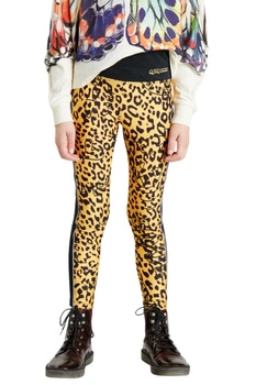 Legginsy dziewczęce Desigual Leo panterka r. 134