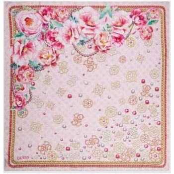Szal damski Guess chusta apaszka cienka róże
