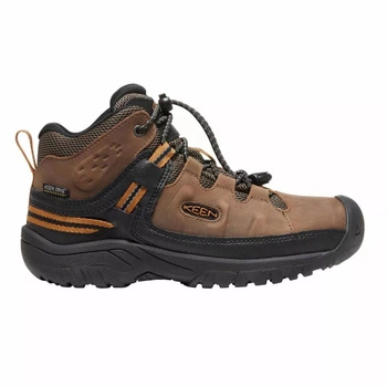 Buty trekkingowe dziecięce Keen Targhee Mid Wp wodoodporne brązowe