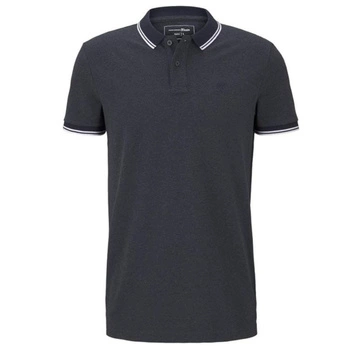 Koszulka męska Tom Tailor Alloverprinted Polo granatowa polówka