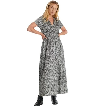 Sukienka damska Le Temps Des Cerises Frugy czarna maxi w kwiaty r. M