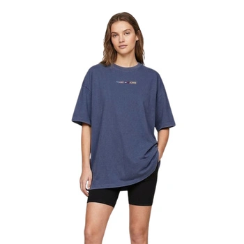 Koszulka damska Tommy Jeans Oversized Tee Shirt z logo r. S