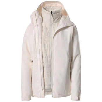 Kurtka damska The North Face W Carto Tri 3w1 zimowa kremowa