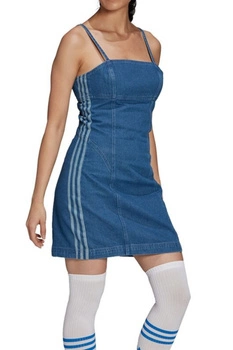 Sukienka damska Adidas Adicolor Denim jeansowa mini