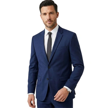 Marynarka męska Calvin Klein Tirrell wełniana niebieska