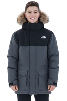 Kurtka chłopięca The North Face McMurdo parka szara