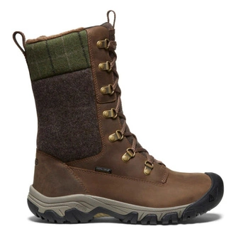 Śniegowce damskie Keen Greta Tall Boot WP zimowe ocieplane brązowe r. 36