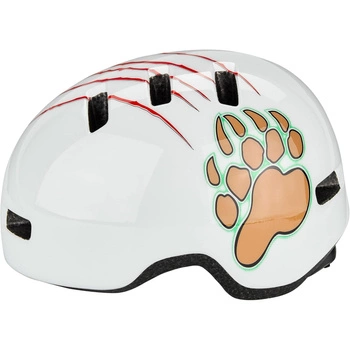 Kask rowerowy Bell Lil Ripper Gryzzly dziecięcy orzeszek BMX biały