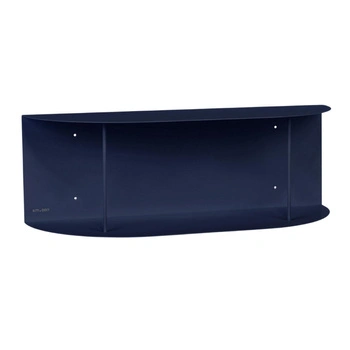Półka ścienna Noo.ma granatowa stalowa 60 cm