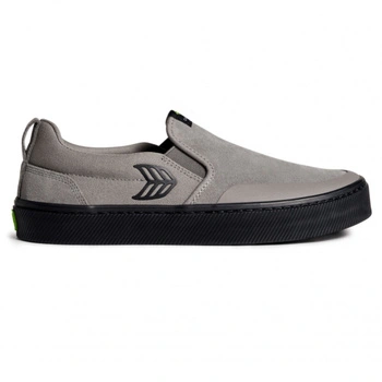 Buty męskie Cariuma Slip On Skate Pro skórzane trampki szare