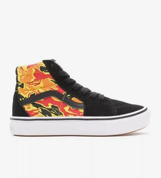 Buty dziecięce Vans Kid's Sk8-Hi Fire trampki wysokie