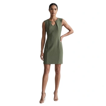 Sukienka damska Calvin Klein elegancka ołówkowa khaki r. XL