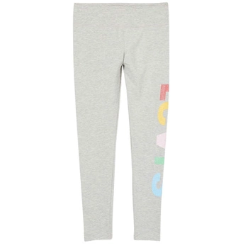 Legginsy dziewczęce Levi's bawełniane sportowe szare