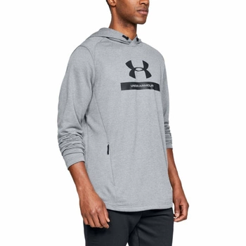 Bluza męska Under Armour MK1 Terry sportowa szara z kapturem