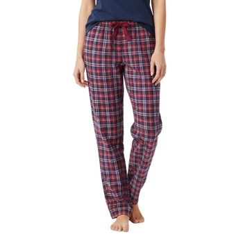 Spodnie damskie Tommy Hilfiger od piżamy bawełniane w kratkę