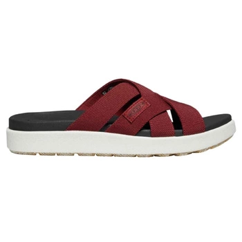 Klapki damskie Keen Elle Slide sportowe bordowe