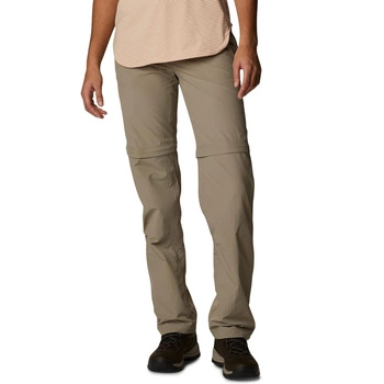 Spodnie Columbia Silver Ridge Convertible trekkingowe 2w1 beżowe