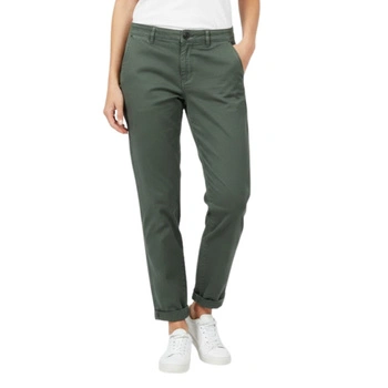 Spodnie damskie Pepe Jeans Maura Chino Slim zielone