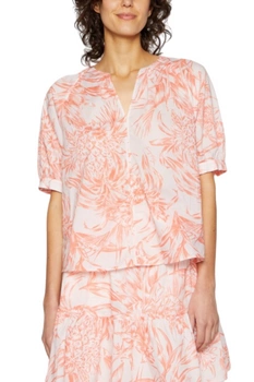 Bluzka damska Tommy Hilfiger Voile Henley Half bluzka