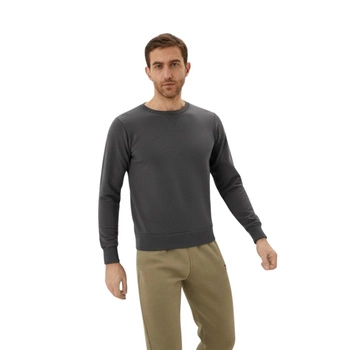 Bluza męski Hopenlife Sata bawełniany szara