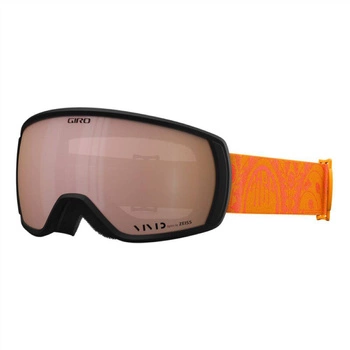 Gogle damskie narciarskie Giro Facet S2 czarno pomaraczowe