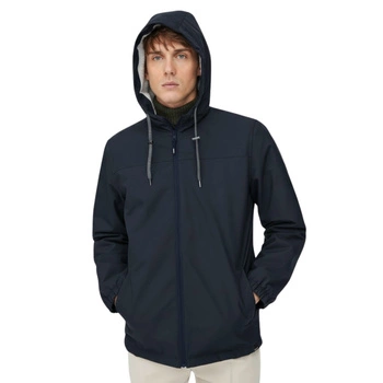 Kurtka męska Only & Sons Semil zimowa z kapturem granatowa