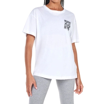 Koszulka damska Adidas Karlie Kloss Cropped luźna bawełniana z którkim rękawem
