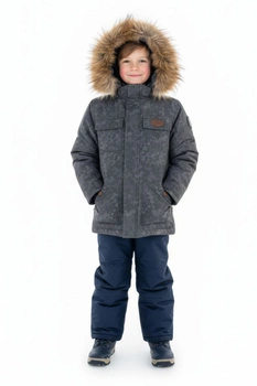 Kurtka chłopięca Ziener Abfredl narciarska z memebraną parka moro