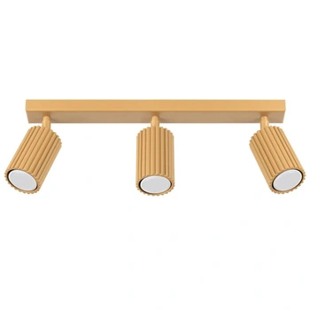 Lampa sufitowa Sollux Gleam 20 złoty aluminiowy kinkiet