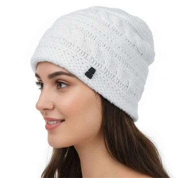 Czapka damska Spyder Twisty zimowa biała