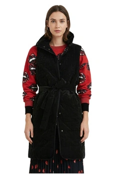 Bezrękawnik damski Desigual Tops Template czarny długi