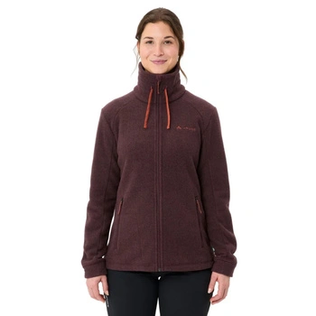 Bluza damska Vaude Skomer Winter Fleece polarowa bordowa r. XS